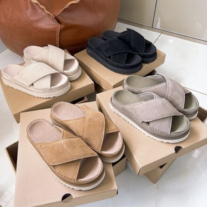 Nouvelles pantoufles d'intérieur Uggs <span class=keywords><strong>style</strong></span> été respirantes pour hommes et femmes, pantoufles de couple polyvalentes, pantoufles d'extérieur - Product Image 5