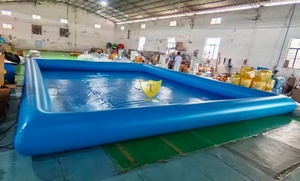 <span class=keywords><strong>Piscine</strong></span> gonflable grande capacité avec parois latérales renforcées, parc aquatique extérieur et lieux de réception pour fêtes - Product Image 3