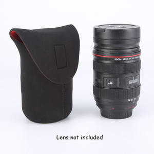 <span class=keywords><strong>Pochette</strong></span> d'objectif en néoprène, sac de protection pour objectif d'appareil photo DSLR - Product Image 3