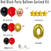 Kit d'arche de guirlande de ballons en latex Mickey et Minnie, pour la décoration de fête d'anniversaire ou de baby shower