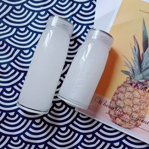 Infuseur à thé en Borosilicate Portable sans BPA, Design personnalisé, bouteille d'<span class=keywords><strong>eau</strong></span> en verre avec filtre, vente en gros, écologique, sport, ml - Product Image 4