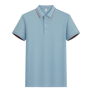 Polo de Dos Tonos con Solapa, Algodón Fino, Ropa de Trabajo, Uso Diario, Impresión de Logotipo Personalizado - Product Image 3