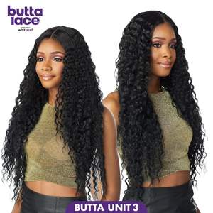 Sensationnel Butta Dantel Peruklar Birim 3 Brezilya Remy Şeffaf Dantel %180 Yoğunluk 5 İnç Derin Ayrım Önceden Yolunmuş Saç Çizgisi Peruklar - Product Image 3