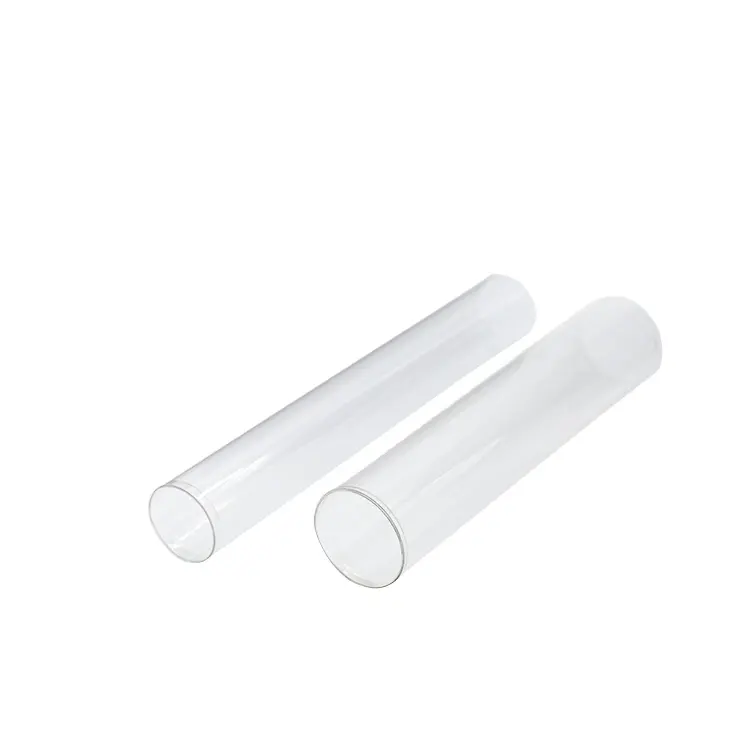 PETG/PVC שקוף עגול פלסטיק ברור אריזת צינור