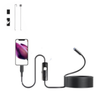 Módulo de cámara de sonda de endoscopio portátil HD de 8mm y 130W de venta directa del fabricante para teléfonos móviles Apple IOS