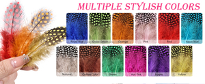 Pluma al por mayor 120 piezas 2-3 pulgadas pluma <span class=keywords><strong>de</strong></span> faisán <span class=keywords><strong>de</strong></span> gallina <span class=keywords><strong>de</strong></span> <span class=keywords><strong>Guinea</strong></span> para manualidades DIY sombreros atrapasueños decoración gran oferta para bodas - Product Image 3