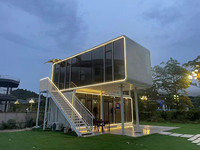 Maison conteneur Apple Cabin 20ft 40ft, étanche et durable, pour bureau, centre d'accueil, hôtel, préfabriquée en aluminium, moderne, garantie 30 ans