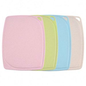 Wheat Straw Mini Kitchen Tool <b>Plastic</b> Household Chopping Board for Baby Supplementary Food Dormitory Cutting Board - Product Image 5