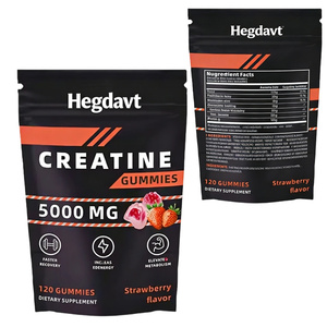 Gommes de créatine monohydrate complexe pour hommes et femmes, gommes de créatine électrolytique pour la force musculaire, le développement musculaire et l'impulsion d'énergie - Product Image 1