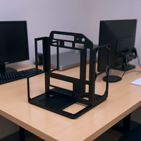 Ordinateur de jeu Socooler Engineer SOC-E monté en rack, Aerometal, prise en charge du GPU RTX 5080, matériau en alliage d'aluminium, panneau latéral avec fenêtre