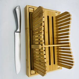 ชั้นวางหั่นขนมปังไม้ไผ่แบบพับได้ ดีไซน์เรียบง่ายทันสมัย - Product Image 3