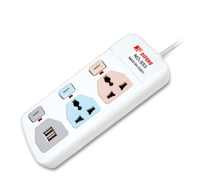 Interruttore industriale con interruttori elettrici Multi-spina e presa di estensione universale 13A <span class=keywords><strong>corrente</strong></span> nominale - Product Image 2