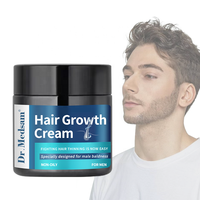 Krim Rambut Organik Label Pribadi 100% Ekstrak Tumbuhan Alami Murni, Menutrisi, Mengembangkan Rambut, Minyak Pijat Kulit Kepala untuk Pria