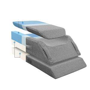 مخدات رفع الساق من رغوة الذاكرة القابلة للتعديل للتبريد ، لراحة الظهر والركبة والورك والكاحل لتخفيف الآلام ، بوضعية وظيفية - Product Image 1