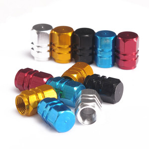 He Xuan Aluminum Alloy Tire Valve Cap Red Silver Gold Blue Black For Car Motorcycle Electric Vehicle Wheel Cover - Product Image 5