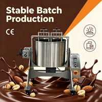 Mélangeur de pierres humides de table pour la production artisanale de chocolat du grain à la barre