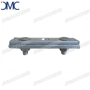 Collier de serrage pivotant en acier galvanisé, câble de maintien en acier inoxydable 304, bande en caoutchouc de 20 mm, double/triple boulon, pince pour câble métallique fixe JMC en pouces - Product Image 2