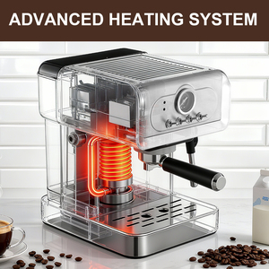 Cafetière de bureau italienne <span class=keywords><strong>Ese</strong></span> Pod Cappuccino Machine à café expresso 20 bars auto-chauffante avec fabricant de mousse de lait - Product Image 6