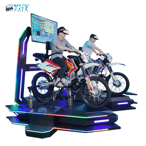 YHY <span class=keywords><strong>2023</strong></span> produits chauds <span class=keywords><strong>Vr</strong></span> 55 pouces écran Moto <span class=keywords><strong>Vr</strong></span> Machine de jeu réalité virtuelle simulateur de course Double <span class=keywords><strong>Vr</strong></span> moto - Product Image 5