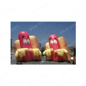 Hot-dog gonflable géant pour la publicité / Hot-dog gonflable <span class=keywords><strong>pas</strong></span> <span class=keywords><strong>cher</strong></span> / Décoration de Noël gonflable en forme de <span class=keywords><strong>chien</strong></span> - Product Image 1