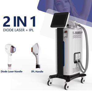 2 in 1 다기능 <span class=keywords><strong>IPL</strong></span> 옵트 레이저 제거 전문 멀릿 필터 다이오드 레이저 제모 피부 회춘 기계 - Product Image 2