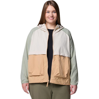Veste de randonnée taille ajustable, coupe-vent à fermeture éclair intégrale, poignets réglables, ourlet à cordon, imperméable, couche extérieure chaude pour femme, usage quotidien en hiver