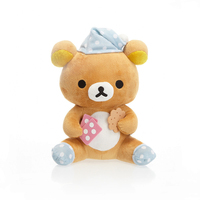 Maßgefertigte Bären-Plüschtiere aus Weicher Baumwolle, Kuscheltier-Kissen, Schlüsselanhänger, Plüschfiguren, Baby-Spielzeug, Geburtstagszubehör, Netzstoff