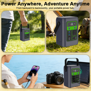 สถานีพลังงานแสงอาทิตย์แบบพกพา 200W พร้อมตัวควบคุม MPPT และแบตเตอรี่ LiFePO4 แผงโซลาร์เซลล์ 45W สำหรับใช้ในโรงรถ โรงงาน และกลางแจ้ง - Product Image 5