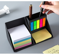 Bloc-notes carré en carton auto-adhésif sur mesure, papeterie de bureau et scolaire, bloc-notes pliable, porte-stylo