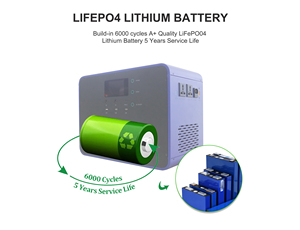 Estación de Energía Portátil para Exteriores de 1000W 400ah 1000wh, Energía Solar para el Hogar, 110v 220v, 1000 Vatios - Product Image 6