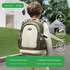 <span class=keywords><strong>Petit</strong></span> sac d'école de grande capacité réduction de la charge de la protection de la colonne vertébrale des élèves du primaire pour les filles garçons enfants - Product Image 2