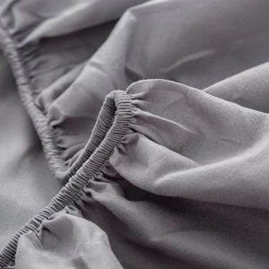 Hersteller liefern einfarbige Matratze Single Double Queen Size Matratzen bezug Mikro faser Spann betttuch Set - Product Image 5