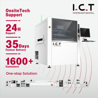 Impresora de Plantillas SMT de Alta Eficiencia Totalmente Automática I.C.T-9060, Impresora de Pasta de Soldadura en Línea, Impresora de PCB, Proveedor Chino