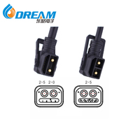 Connecteur D-Tap DTAP 2+6 40A Prise de chargeur de vélo électrique Prise de chargeur de batterie avec contact en laiton femelle