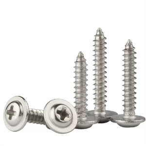 Tornillos autorroscantes de cabeza de araña de acero inoxidable 304 con collarín M2, M2.3, M2.6, M3, M4, M1.2, M1.5, M2 x 6mm - Product Image 5