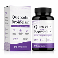 Fórmula Personalizada de Quercetina Dihidratada 500mg por Porción con Hoja de Ortiga, Suplemento Diario para la Vitalidad Sistemática, a Granel, OEM, ODM