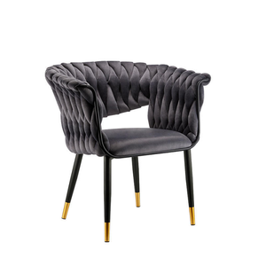 Fauteuils de salon en métal doré, design moderne, <span class=keywords><strong>beige</strong></span>, pour café, restaurant - Product Image 5