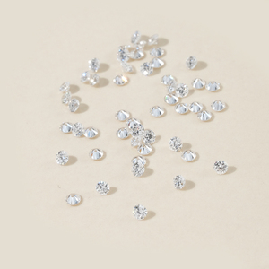 Diamant de laboratoire CVD rond de 3 mm à 5 mm, taille DEF VS, pierre lâche testée, pour la fabrication de bijoux, petit diamant cultivé en laboratoire - Product Image 1