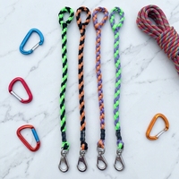 Sangles robustes pour seau de mule, en polyester tressé souple, avec mousqueton, pour accrocher à l'écurie, accessoires d'équitation