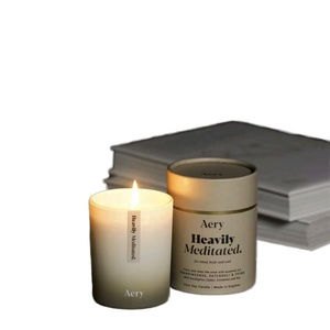 Recyclable Custom Digital Printing Round Tube Box Candle Tube Packaging for Gift Canister <b>Perfume</b> <b>Bottle</b> - Product Image 4