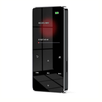 Lecteur MP3 Portable à Écran Tactile LCD avec Bluetooth, Structure Métallique, Carte TF, Lecture E-book, Radio FM et Enregistreur Vocal