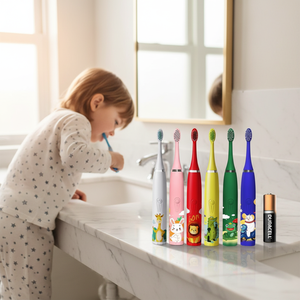 Cepillo de Dientes Eléctrico Infantil Promocional con Diseño de Sonic, con Batería, Cepillo Suave, para Niños de 3 a 15 Años, 6 Cabezales de Repuesto, OEM - Product Image 5