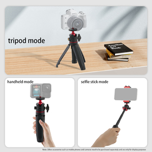 Mini trépied pour <span class=keywords><strong>selfie</strong></span>, bâton portable adapté à la caméra d'action OSMO 360 Action5pro4, photographie, extension de <span class=keywords><strong>selfie</strong></span>, support de tige - Product Image 4