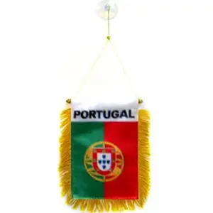 Portugal Spanduk Mini Bendera Mobil Kaca Spion Jendela Rumah