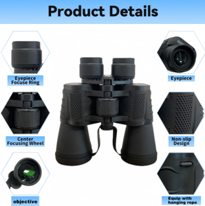 10x50 Outdoor-Teleskop mit Hoher Vergrößerung für Jagd, Camping, Langstrecken-Beobachtung von Fußballspiele, Hochwertiges Fernglas - Product Image 6