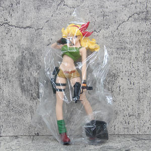 Figura de Acción Banpresto DBZ Lunchi en Forma Rubia con Atuendo y Accesorios de Arma para Coleccionistas de Anime, Juguete Premium - Product Image 3