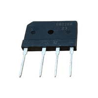 Redresseur en pont GBI25K monophasé 25A 1000V, diode redresseuse en silicium à pont plat GBI-25K pour alimentation industrielle