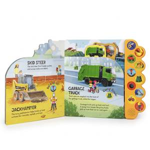 <span class=keywords><strong>Libro</strong></span> Sonoro Programmabile Personalizzabile con Musica Interattiva ed Effetti Sonori per Bambini - Materiale in Cartone con Rilegatura Perfetta - Product Image 2