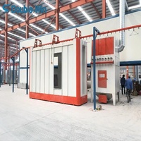 Ligne de revêtement en poudre modifiée haute dureté pour équipements lourds en acier et raccords métalliques – Équipement de peinture haute productivité