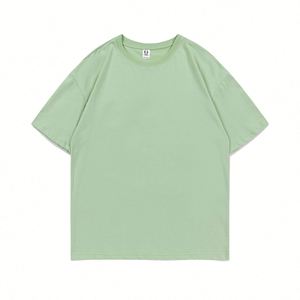 Design Custom Summer Short Sleeve <b>T</b>-shirt Pure Cotton Men's Loose Top Round Neck Solid Color <b>T</b>-shirt - Product Image 4